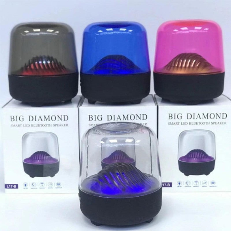 L17-B Big Diamond Smart LED Bluetooth Speaker (Black) L17-B Big Diamond Smart LED Bluetooth Speaker (Black)